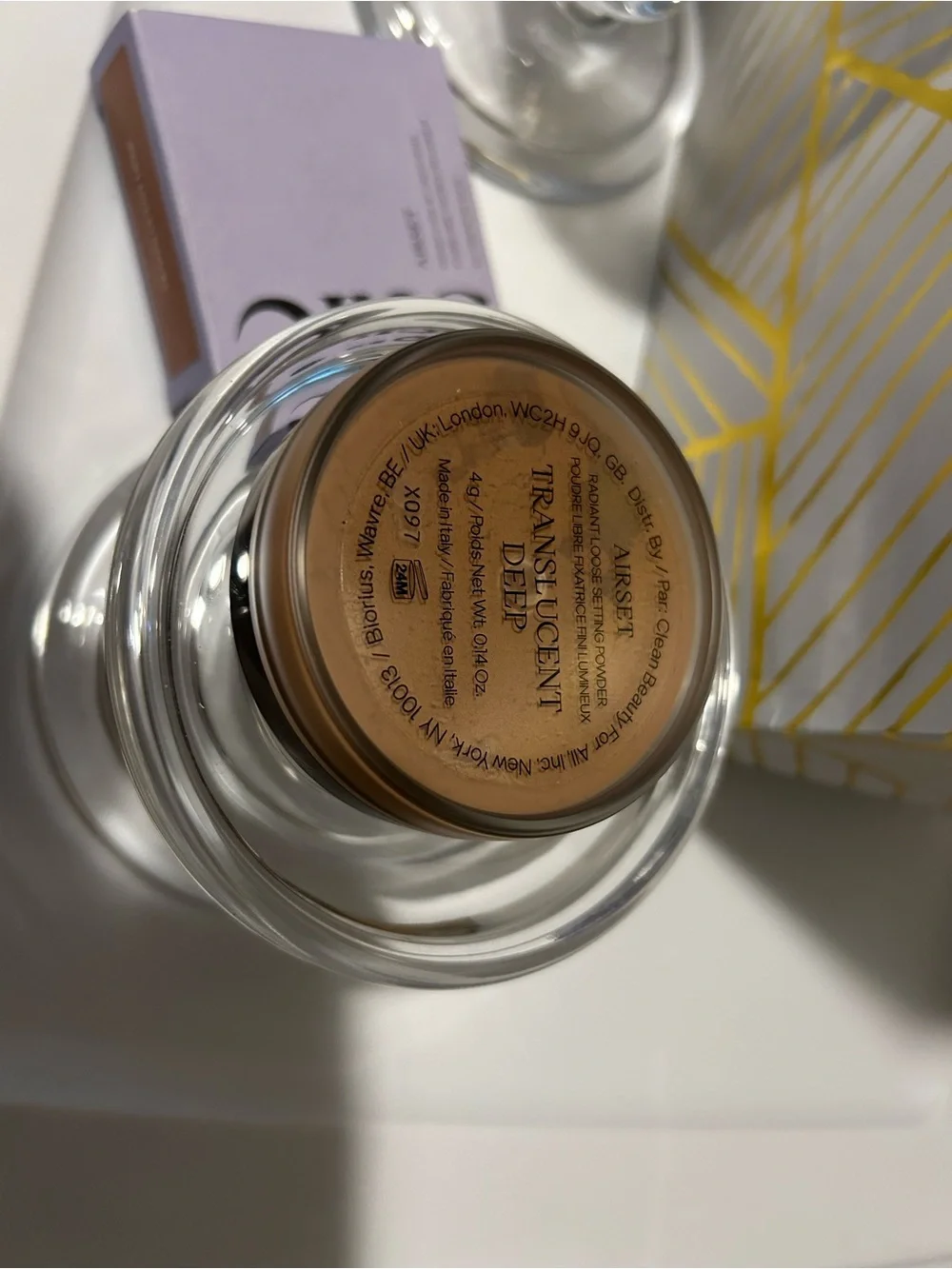 ✨ Saie Airset Radiant Loose Setting Powder | Translucent Deep | New SEALED